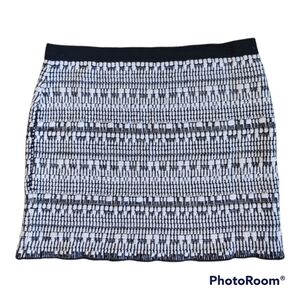 Helmut Lang Variant Grid Pattern Pencil Mini Skirt Women's size MEDIUM